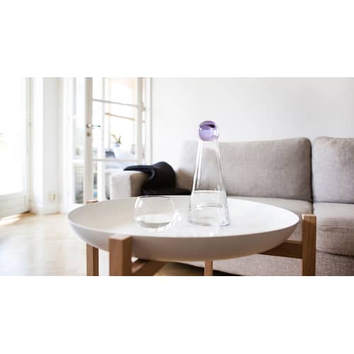 Carafe Fia verre transparent marron 1 L - Design House Stockholm - Transparent / Ambre - Cristal, Verre