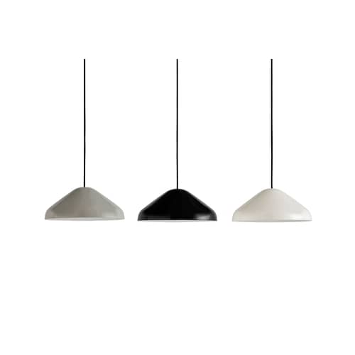 Sospensione Pao Medium metallo grigio / Ø 35 cm - Acciaio - Hay - Grigio - Acciaio termolaccato