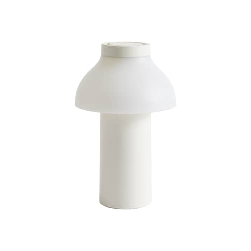 PC Portable n°2 Wireless rechargeable outdoor lamp plastic material white / Pierre Charpin - Hay - Cream white - ABS, Polypropylene