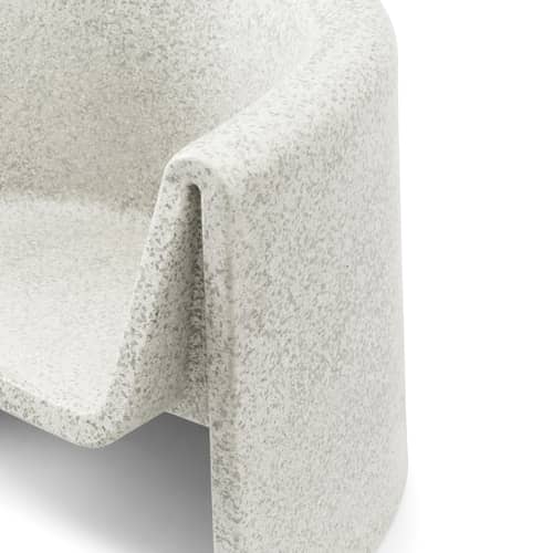Bit Armchair plastic material white / Recycled - Normann Copenhagen - White - Recycle polyethylene