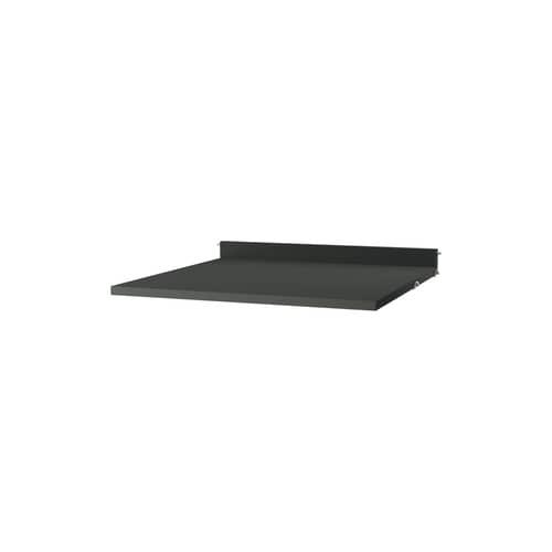Bureau / L 58 x P 58 cm - String Furniture - Gris foncé - MDF laqué
