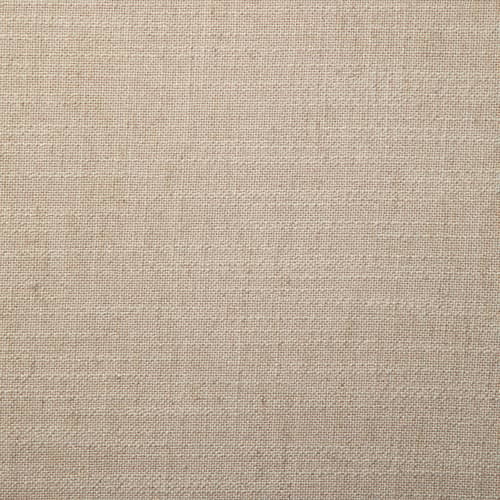 Fauteuil rembourré Roan - Ethnicraft - Beige lin / Teck marron - Mousse haute densité, Teck massif, Tissu