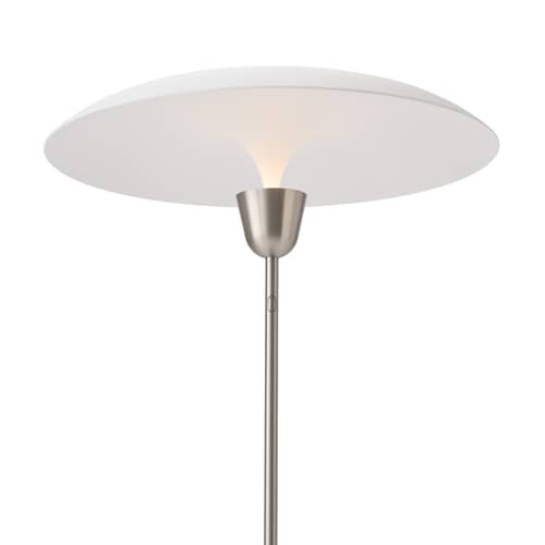 Lampada a stelo Kantarell LED metallo - NEW WORKS - Nichel - Acciaio, Alluminio