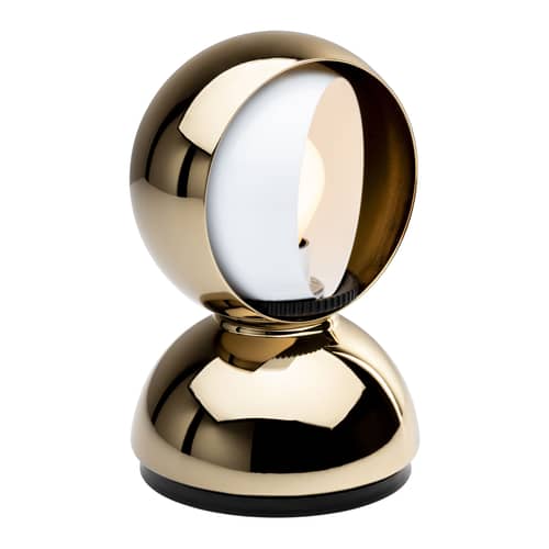 Lampe de table Eclisse or métal / Edition limitée 100ème anniversaire - Vico Magistretti , 1965 / Seconde vie - Artemide - Doré - Métal