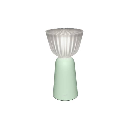 Lampe extérieur sans fil rechargeable Swiing LED / H 20 cm - Fermob - Menthe glaciale - ABS recyclé, Aluminium, Polycarbonate