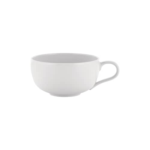 Tasse à thé La Bella Tavola céramique blanc / 20 cl - Ettore Sottsass - Alessi - Blanc uni - Porcelaine fine