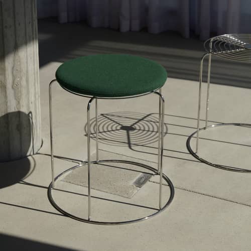 Zubehör  textil grün / Magnetkissen für Wire-Hocker - &tradition - Grün - Magnet, Schaumstoff, Stoff Hallingdal