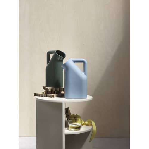 Carafe Tub céramique vert / Céramique - Muuto - Vert foncé - Grès émaillé