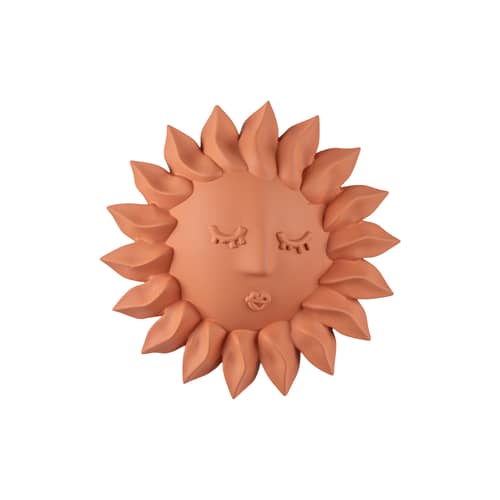 Decorazione murale Magna Graecia - Sole ceramica arancione - Seletti - Terracotta - Terracotta
