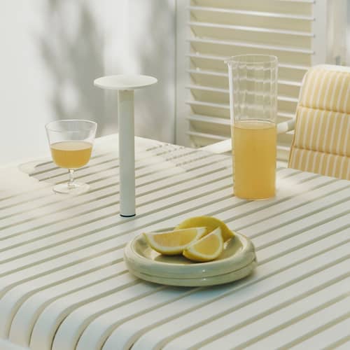 Dessertteller Barro keramik grün / Ø 18 cm - Set von 2 - Hay - Pistazie - emaillierter Sandstein