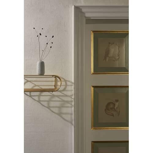 Etagère Curva    / L 40 cm - AYTM - Argent - Fer plaqué chrome