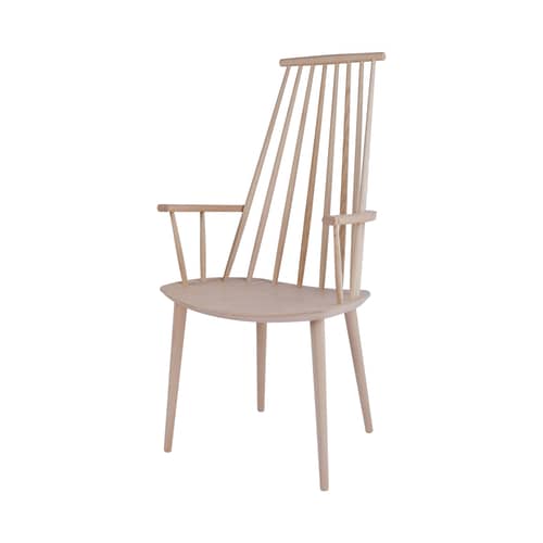 Fauteuil J110 bois naturel / Réédition années 60 - Hay - Bois clair - Hêtre massif