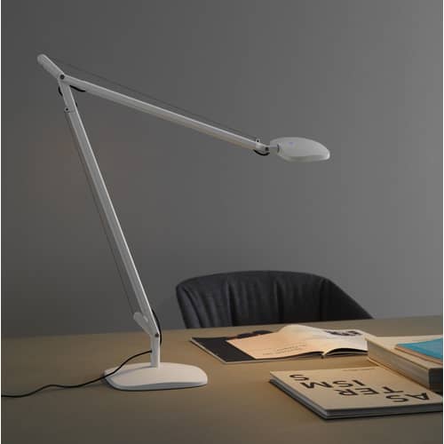 Lampe de table Volée LED - Fontana Arte - Blanc - Aluminium