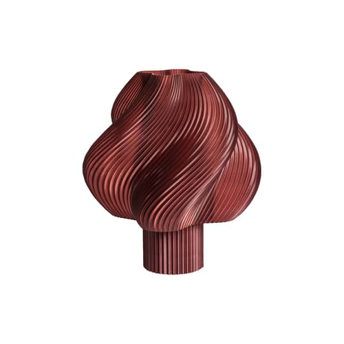 Lampe sans fil rechargeable Soft Serve rouge - CRÈME ATELIER - Cerise - PLA recyclé
