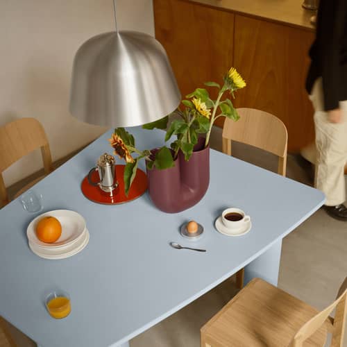 Ambit Pendant metal silver / Ø 40 cm - Muuto - Brushed aluminium - Aluminium