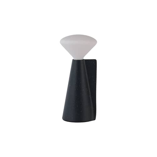 Schnurlosleuchte Mantle metall schwarz / Ø 8 x H 18 cm - TALA - Granitschwarz - rostfreier Stahl