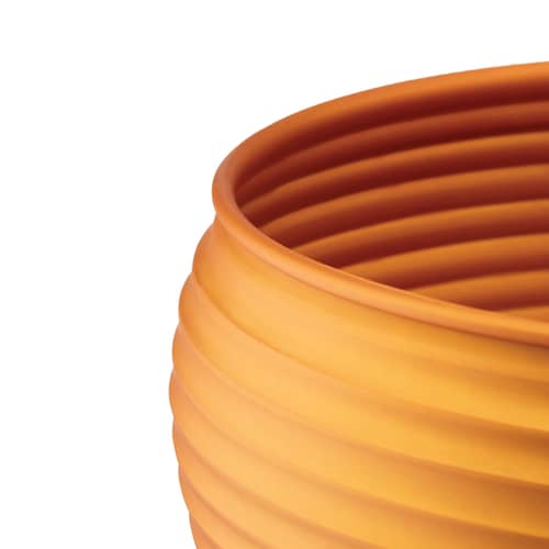 Set Ondine metall orange / Behälter + Tablett/Deckel - Pierre Charpin, 2023 - Alessi - Orange & rot - eloxiertes Aluminium