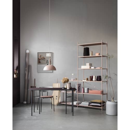 Zubehör  holz schwarz / für die Tischböcke „Mingle Large“ - 160 x 90 cm - Ferm Living - Tischplatte / schwarz - MDF lackiertes Eichenfurnier