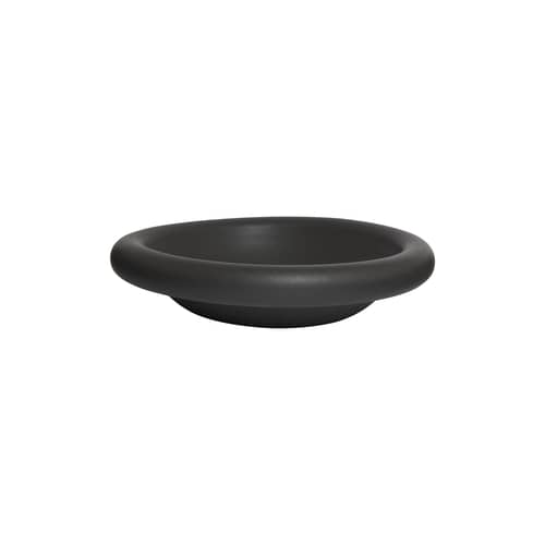 Assiette creuse Dough céramique noir / Ø 33 x H 7,5 cm - TOOGOOD - Charbon - Grès émaillé