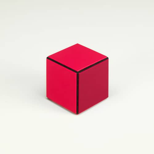 Dekoration Panton Cubes Flamingo plastikmaterial rot / Flamingo-Set – Verner Panton, 1974 - Vitra - Flamingo / Zweifarbig in Rot - Recyceltes ABS