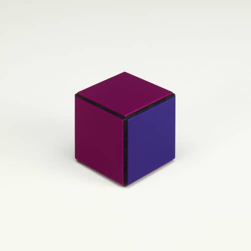 Dekoration Panton Cubes Giraffe plastikmaterial violett / Giraffen-Set – Verner Panton, 1974 - Vitra - Giraffe / Zweifarbig violett - Recyceltes ABS
