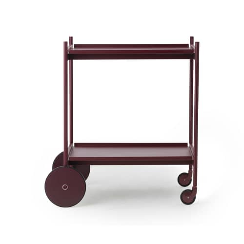 Rul Dresser metal purple / Removable Trays - Normann Copenhagen - Burgundy - MDF, Powder coated steel