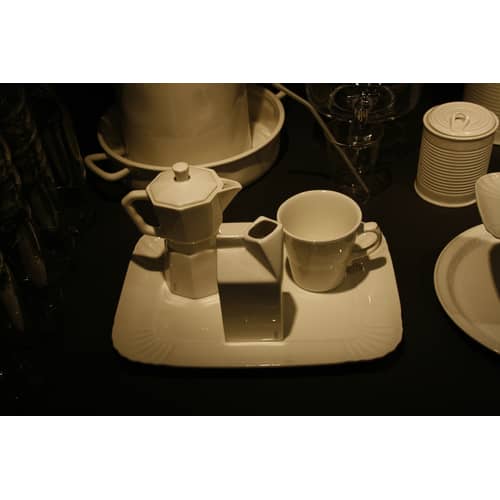 Boîte Estetico quotidiano céramique blanc Medium / Sucrier - Ø 10 x H 12 cm - Seletti - A l\'unité / Blanc - Porcelaine