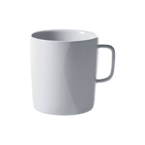 Mug Platebowlcup céramique blanc - Alessi - Blanc - Porcelaine