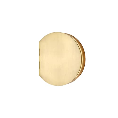 Poudrier LED Wall light metal gold / Mirror - DCW éditions - Gold - Glass, Steel