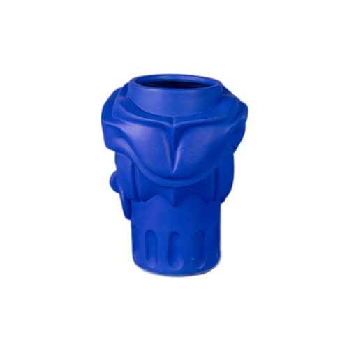 Vaso Magna Graecia - Man ceramica blu / H 33 cm - Terracotta - Seletti - Blu cobalto - Terracotta
