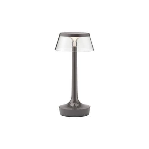 Bon Jour Unplugged Wireless rechargeable lamp plastic material grey / LED - Sensitive Dimmer - Flos - Storm grey - ABS, PMMA