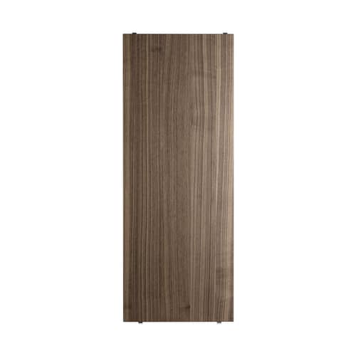 Lot de 3 étagères - L 78 x P 30 cm - String Furniture - Noyer - Aggloméré plaqué