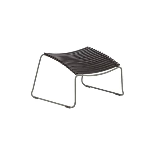 Fußstütze Click metall plastikmaterial schwarz - Houe - Schwarz - epoxy-beschichtetes Metall, Plastikmaterial