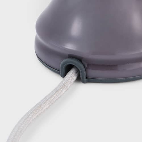 Lampada da tavolo Shore vetro grigio - TALA - Grigio - Porcellana, Vetro soffiato a bocca