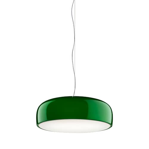 Suspension Smithfield / Ø 60 cm - Aluminium - Flos - Vert - Aluminium peint