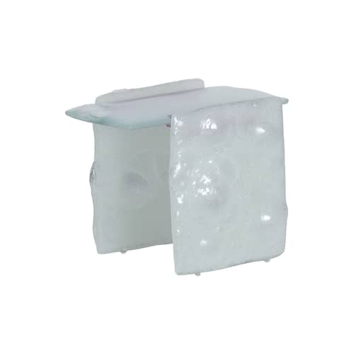 Table d\'appoint Opalia verre transparent / 52 x 32 x H 40 cm - Glas Italia - Transparent - Verre