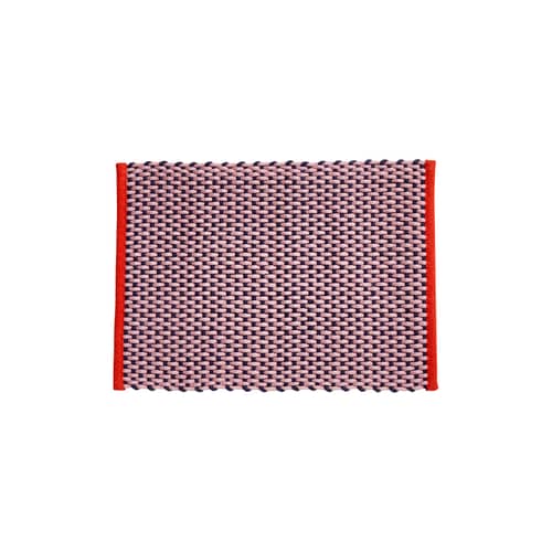 Teppich  textil rosa / Jute & Wolle - 50 x 70 cm - Hay - Rosa - Jute, Wolle