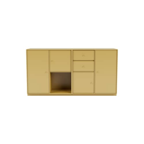 Buffet Couple legno giallo / L 139,2 x P 38 x H 72,6 cm - MONTANA - Cumino 157 - MDF laccato