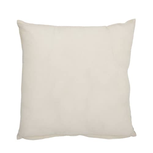Coussin Maje tissu gris blanc beige / 50 x 50 cm - Bloomingville - Gris, blanc, beige - Coton, Lin