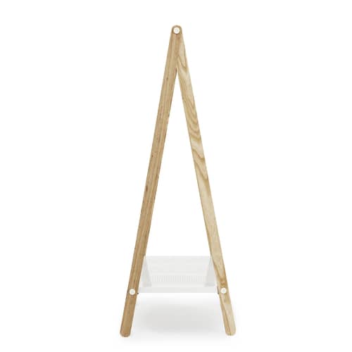 Kleiderständer Toj Large holz weiß groß - Normann Copenhagen - B 120 cm - weiß - Esche, Metall