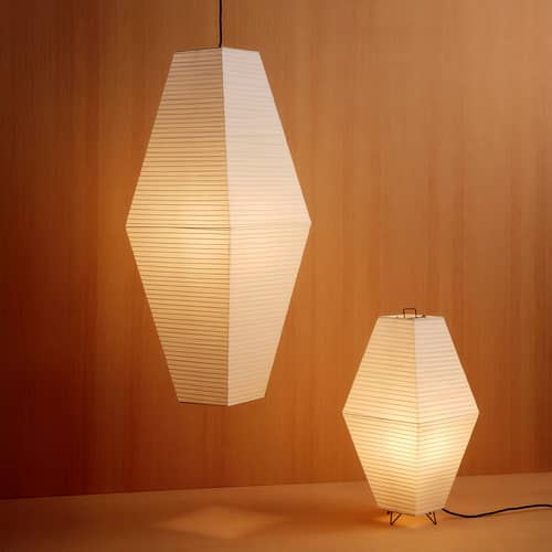Lampe Paper Shade papier blanc / H 66 cm - Hay - Blanc - Papier