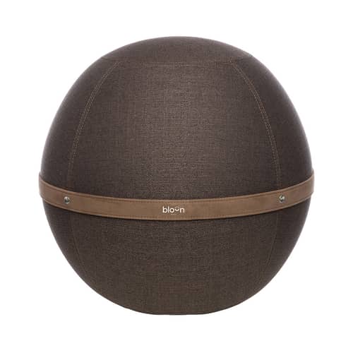 Pouf Original XL / Siège ergonomique - Ø 65 cm / Tissu chiné - BLOON PARIS - Chocolat - PVC, Tissu polyester