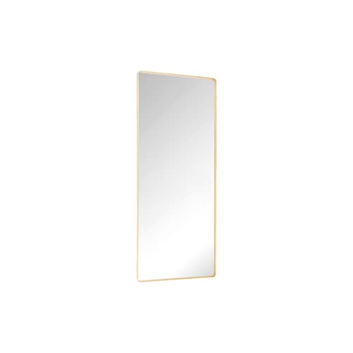 Specchio murale Retro Large metallo oro / 60 x 152 cm - HÜBSCH - Ottone - Ferro, Vetro