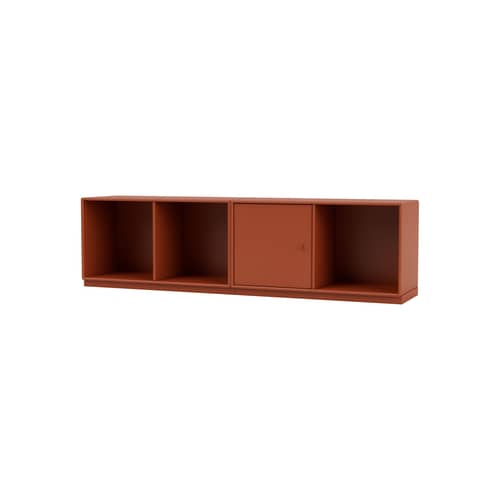 Line Storage wood orange / W 139.2 x D 30 cm H 38.4 cm - MONTANA - Hokkaido 162 - Lacquered MDF