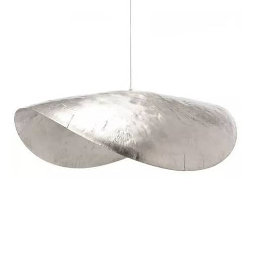 Suspension Brass 96 métal / L 120 cm - Gervasoni - Nickel - Nickel