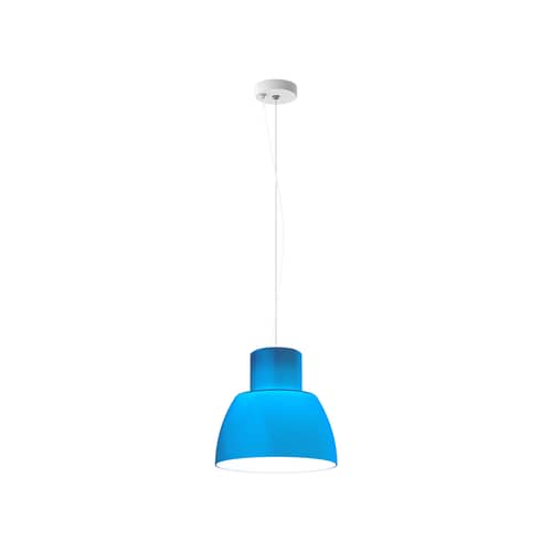 Suspension Lorosae / Ø 30 cm - Álvaro Siza, 1999 - Nemo - Bleu Océan - Verre