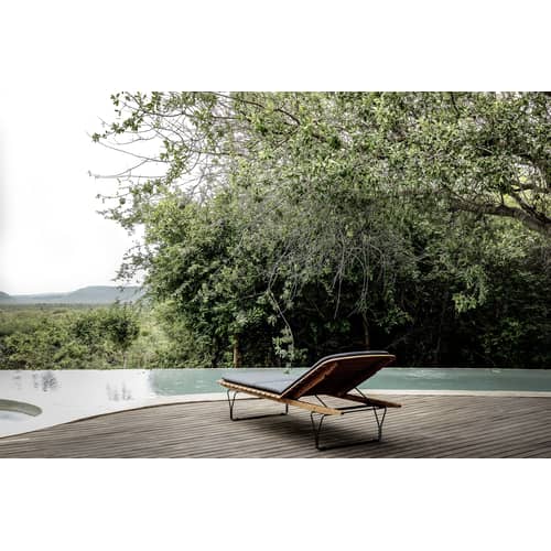 Transat inclinable Molo bois naturel - Houe - Bambou - Bambou