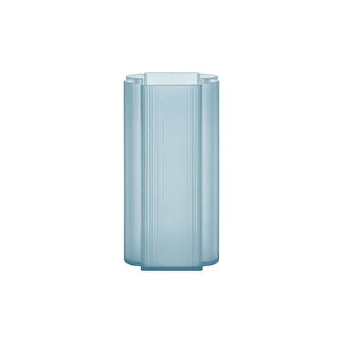Vase Okra plastikmaterial blau / H 34 cm - Recycelt / Patricia Urquiola, 2023 - Kartell - Himmelblau - Recyceltes PMMA