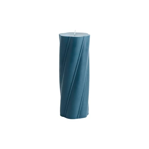 Soft Serve Block candle wax green / H 24.5 cm - Hay - Green - Oil, Stearin