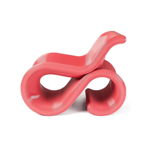 Fauteuil Éclair Chair rose - CRÈME ATELIER - Bubble Gum - PETG recyclé